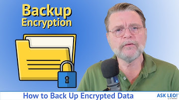 How to Back Up Encrypted Data