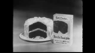 VINTAGE 1950 BETTY CROCKER CAKE MIX COMMERCIAL