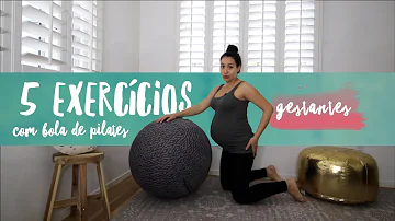 Como usar a bola de Pilates na hora do parto?