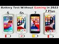 iPhone 6 vs iPhone 6s vs iPhone 7 vs iPhone 7 Plus Battery Life Drain Test in 2022 - NO PUBG