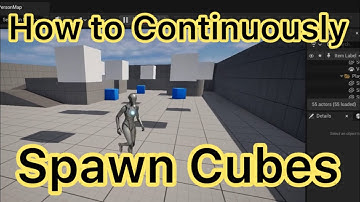 How to Continuously Spawn a Cube Above the Player’s Head - Unreal Engine Blueprints UE5