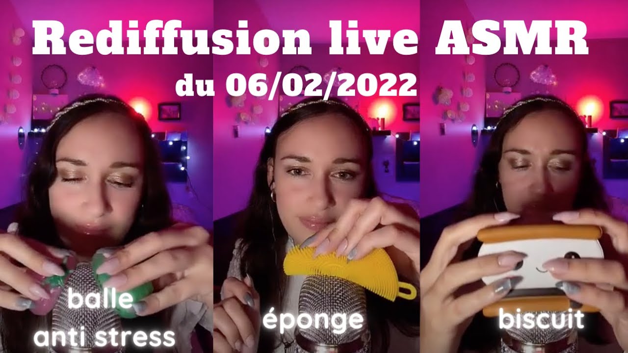 Live ASMR du 06/02/22 🖤 (scratching, bois, balles anti stress