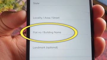 flat no / building name ka matlab kya hota hai