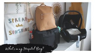 WHAT'S IN MY HOSPITAL BAG? | 37 WEEKS PREGNANT | PLANNED C-SECTION