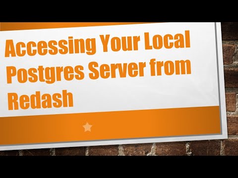 Accessing Your Local Postgres Server from Redash