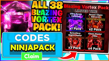 ALL 38 FREE BLAZING VORTEX PET CODES IN NINJA LEGENDS! Roblox