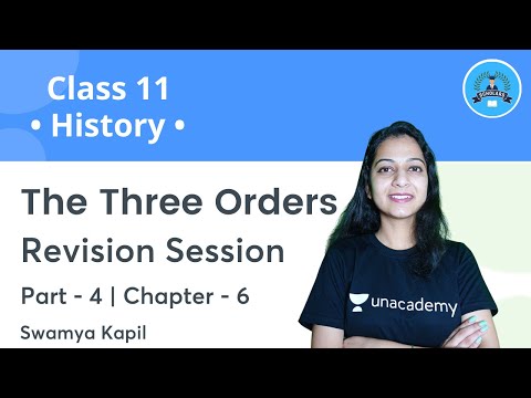 The Three Orders | Revision Session | P-4/C-6 | History | Class 11 | Scholars | Swamya Kapil