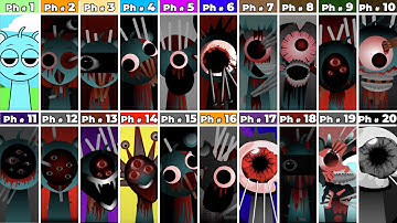 Incredibox Sprunki Pyramixed All Phase From Phase 1 To Phase 20 FULL Animated