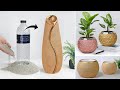 Easy cement pottery making || Cement flower vase - Tree planter Making || Home decor