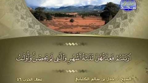 سورة الطلاق الشيخ عادل الكلباني