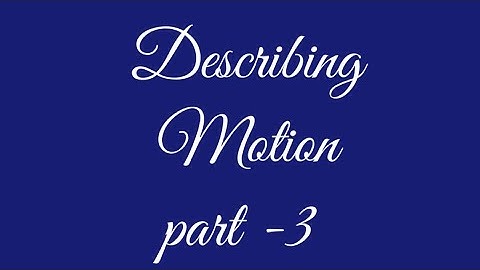 Physics , class 9 , HC Verma , ch 2 , describing motion , part 3