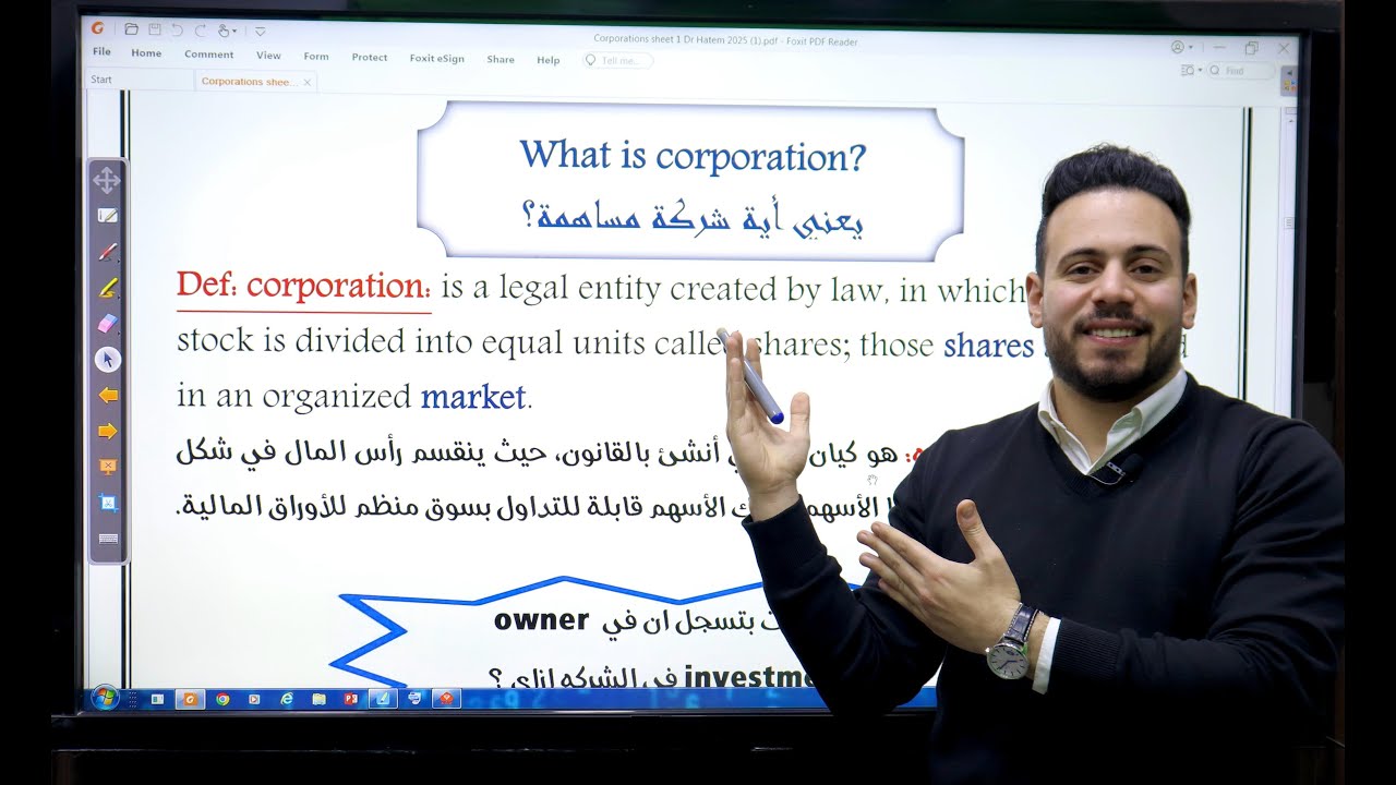 Corporations Accounting Dr Hatem (Organization and capital stock transactions)