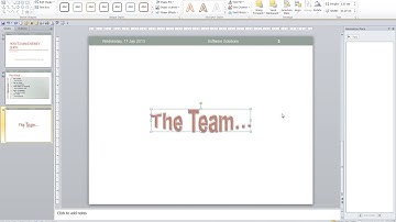 Microsoft PowerPoint 2010 Video 29 WordArt