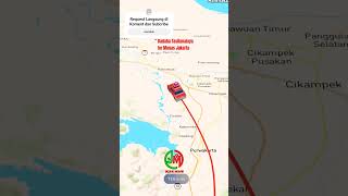 Animasi Maps Tamalaya Ke Monas Jakarta