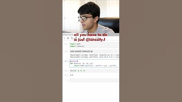 How To Convert Python Functions Into LaTeX