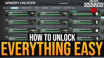 COD MW3: How To Unlock EVERYTHING FAST & EASY - ARMORY GLITCH - Weapons, Perks, Equipment & More
