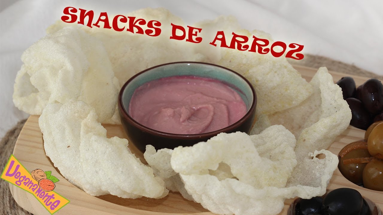 SNACKS de ARROZ, Receta Simple, Recetas Veganas | Veganamente - YouTube