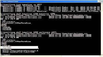Enhancements to the command line "diff" command in Rational Team Concert 4.0.1