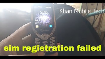 qmobie 3310 j1000 sim registration failed code