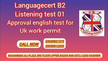 "LanguageCert B2 Listening Test 1 - Complete Practice and Answers"