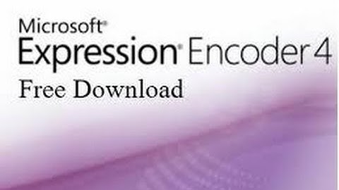expression encoder 4 video1|screen capture video tutorial1
