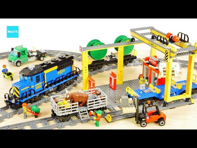 LEGO City Cargo Train 60052 Build & Review - YouTube