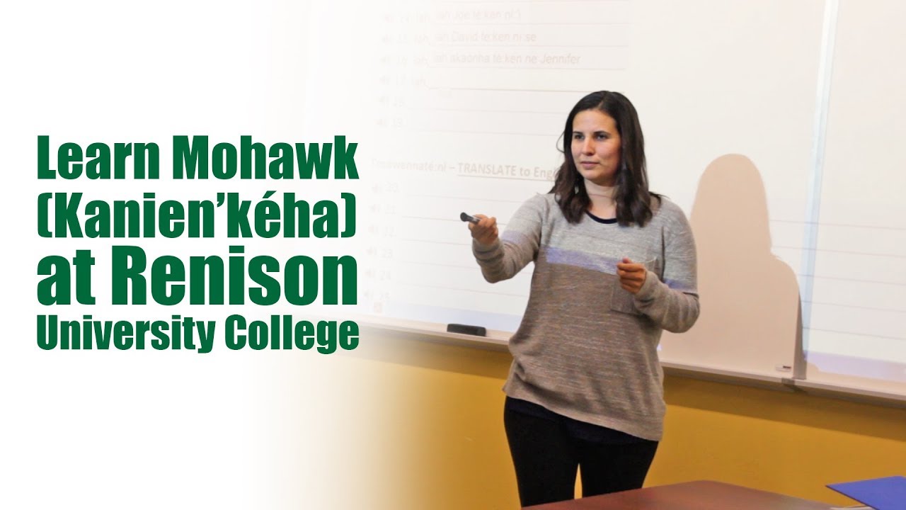 Learn Mohawk | Learn Mohawk Language (Kanien’kéha) at the University of Waterloo
