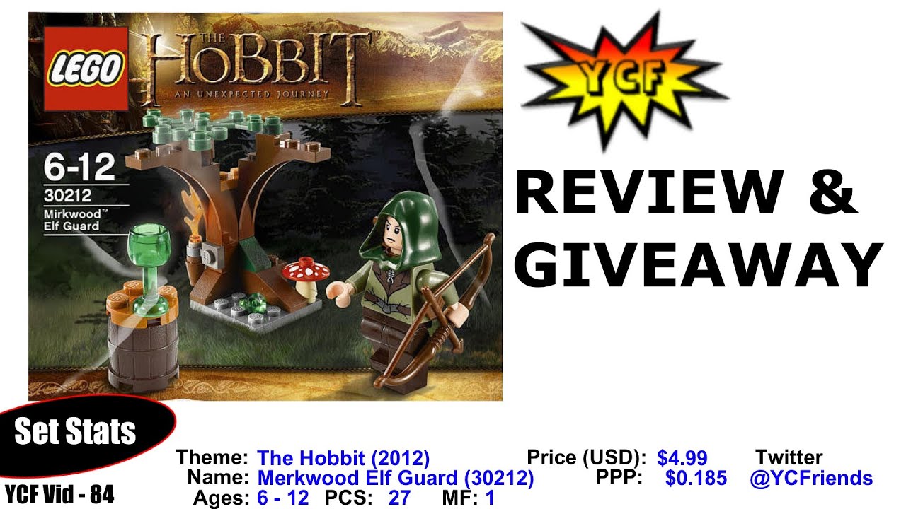 Lego The Hobbit Mirkwood Elf Guard 30212 New