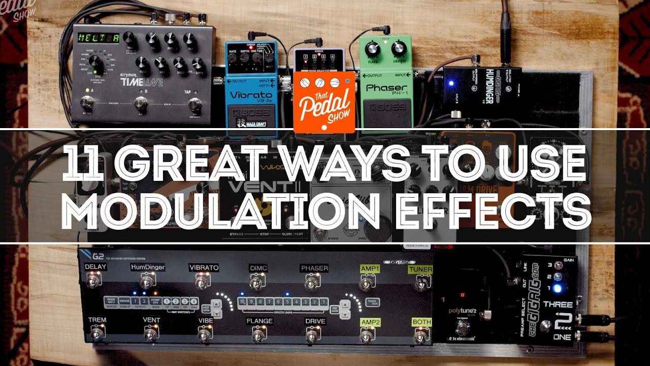 modulator แปลว่า  Update  11 Great Ways To Use Modulation Effects For Electric Guitar – That Pedal Show