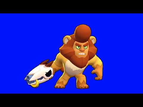 Brawl Stars Lion Bull Green Screen