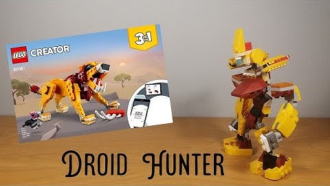 Lego 31112 set alternate build Droid Hunter