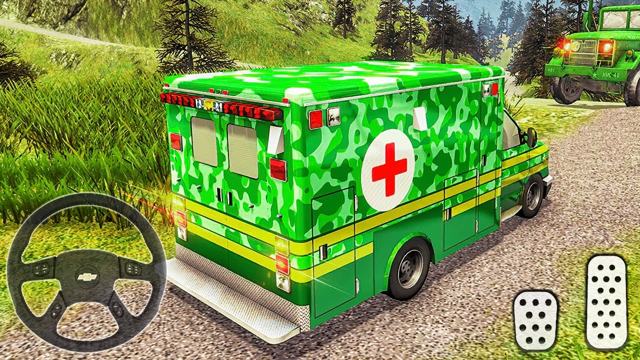 US Army Ambulance Driving Simulator 2020 - Soldier Rescue Duty - Android Gameplay