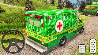 US Army Ambulance Driving Simulator 2020 - Soldier Rescue Duty - Android Gameplay screenshot 3