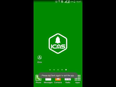 iCms Android Mobile App. Showcase