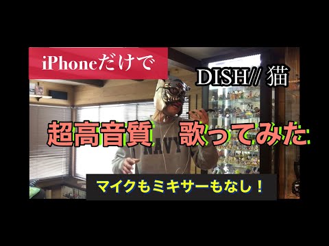 DISH// 猫　iPhoneだけで超高音質！マイクもミキサーもなしで歌ってみた！