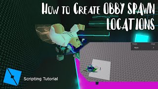 How to Create OBBY SPAWN LOCATIONS - Roblox Studio