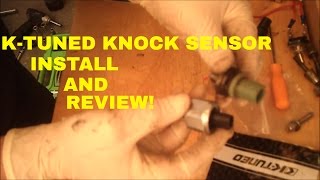 K-TUNED KNOCK SENSOR INSTALL AND REVIEW! 2003 Acura Rsx Knock Sensor