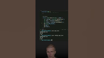 maxMemory vs. totalMemory #java #shorts #coding #airhacks