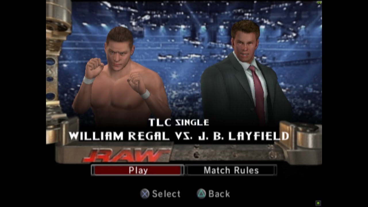 William Regal VS JBL TLC Match WWE SmackDown! vs. Raw 2006 YouTube