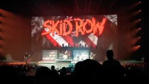 Skid Row "Youth Gone Wild" - First show with new singer Erik Grönwall ex H.E.A.T. vocalist #SkidRow