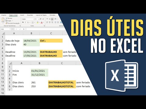 FÓRMULAS EXCEL IDENTIFICANDO FINAIS DE SEMANA/FERIADOS - Excel RAP10 