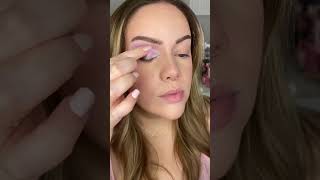 Lavender with lawlessbeauty makeuotutorial purplemakeup eyeshadowpalette lipplumping