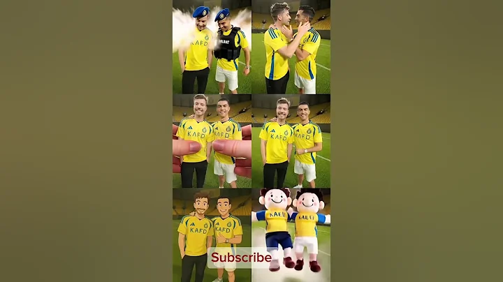 Ronaldo and MrBeast Ai Funny videos #funny #cr7 #mrbeast #ai #shorts #ronaldo #ytshorts