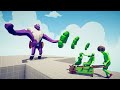 PURPLE ICE GIANT vs GREEN EVERY GOD - Totally Accurate Battle Simulator TABS