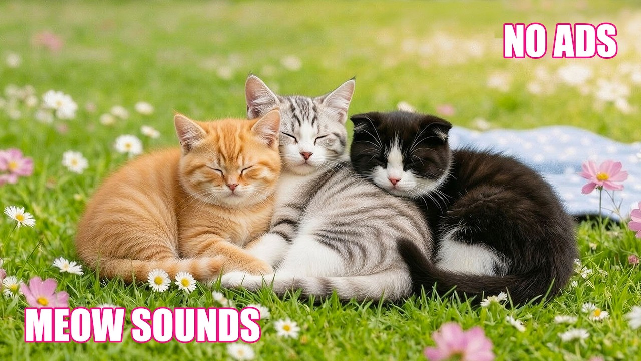 12 Hours Calming Music for Cats 🐾 Relaxing Sleep Therapy Music to Reduce Anxiety, Stress 💙 No Ads