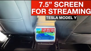 Tesla Model Y & 3  7.5' Rear Screen Review & Install