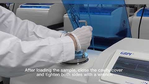 Oxygen Permeability Analyzer #OTR Oxygen Transmission Rate Tester Operation Video