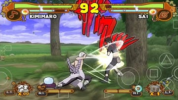 naruto ultimate ninja 5 ps2 aethersx2 android setting no lag all character #aethersx2 #naruto