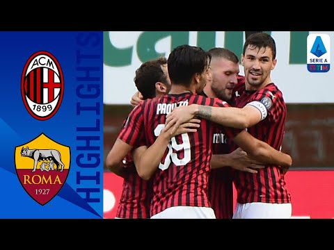 Milan 2-0 Roma | Rebic e Calhanoglu, il Diavolo stende la Lupa | Serie A TIM