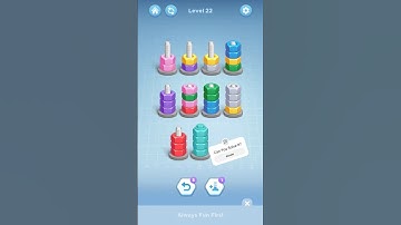 Nut Color Sort Puz Level 22 #short #games #puzzlegame